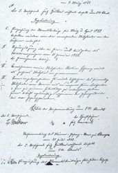 Protokoll: 09. März 1922