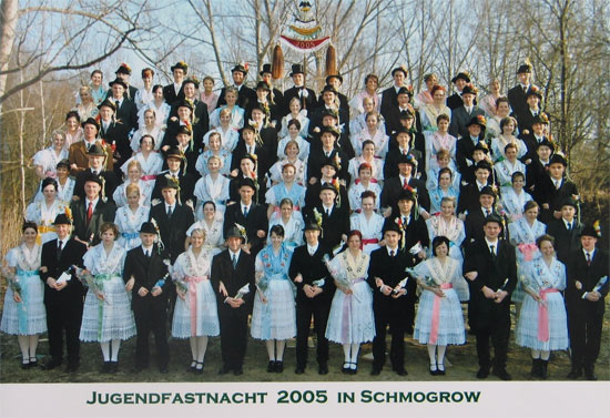 Fastnachtsfoto der Schmogrower Jugend 2005