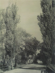 Romantischer Dorfeingang