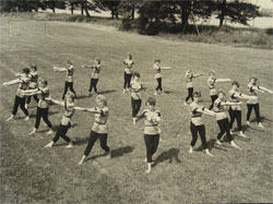 Auftritt beim Jubiläumssportfest 1986