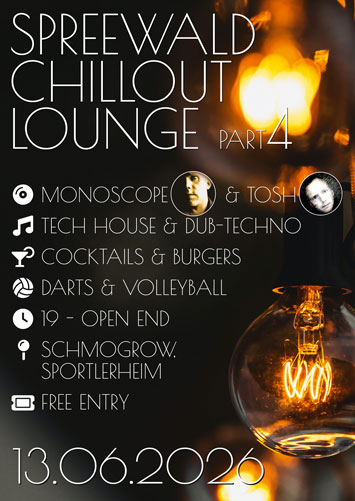 Spreewald Chillout Lounge 2026 in Schmogrow